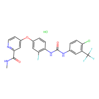 盐酸雷戈拉非尼,835621-07-3,10mM in DMSO,阿拉丁