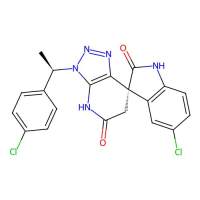 (7S)-5'-chloro-3-[(1R)-1-(4-chlorophenyl)ethyl]-1',2',3,4,5,6-hexahydrospiro[[1,2,3]triazolo[4,5-b]pyridine-7,3'-indole]-2',5-dione，1630979-55-3，阿拉丁