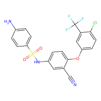 4-amino-N-[4-[4-chloro-3-(trifluoromethyl)phenoxy]-3-cyanophenyl]benzenesulfonamide，Moligand™，阿拉丁