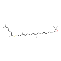 2,2-dimethyl-3-[(3E,7E,11E)-3,7,12-trimethyl-14-(6-methylhept-5-en-2-ylsulfanyl)tetradeca-3,7,11-trienyl]oxirane，Moligand™，阿拉丁