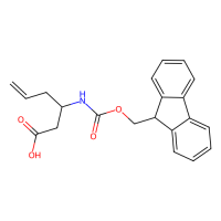 Fmoc-(S)-3-氨基-5-己烯酸，270263-04-2，≥95.0%，阿拉丁