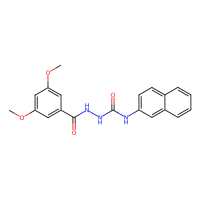 1-[(3,5-dimethoxybenzoyl)amino]-3-naphthalen-2-ylurea，Moligand™，阿拉丁