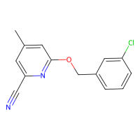 6-[(3-chlorophenyl)methoxy]-4-methylpyridine-2-carbonitrile，Moligand™，阿拉丁
