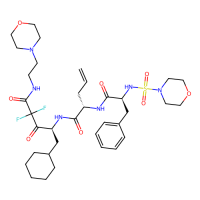 (4S)-5-cyclohexyl-2,2-difluoro-N-(2-morpholin-4-ylethyl)-4-[[(2S)-2-[[(2S)-2-(morpholin-4-ylsulfonylamino)-3-phenylpropanoyl]amino]pent-4-enoyl]amino]-3-oxopentanamide，Moligand™，阿拉丁