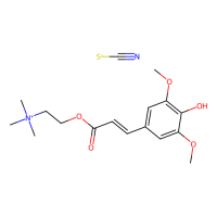 Sinapine thiocyanate，7431-77-8，10mM in DMSO，阿拉丁