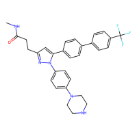 N-methyl-3-[1-(4-piperazin-1-ylphenyl)-5-[4-[4-(trifluoromethyl)phenyl]phenyl]pyrazol-3-yl]propanamide，Moligand™，阿拉丁