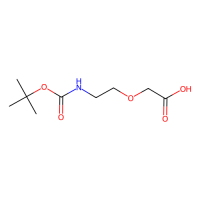 t-Boc-N-氨基-PEG1-CH2CO2H，142929-49-5，≥98%，阿拉丁