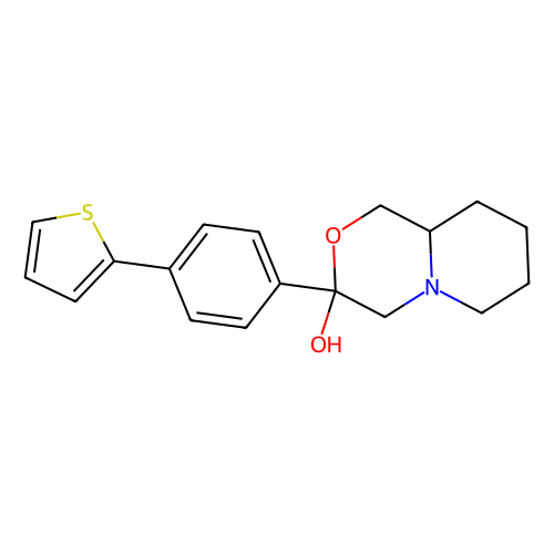 3-[4-(thiophen-2-yl)phenyl]-octahydropyrido[2,1-c]morpholin-3-ol，Moligand™，阿拉丁产品图