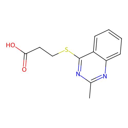3-(2-Methylquinazolin-4-yl)sulfanylpropanoic acid，310421-94-4，阿拉丁产品图