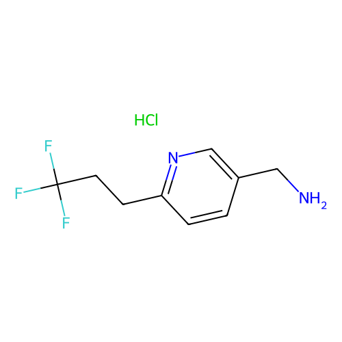 [6-(3,3,3-trifluoropropyl)-3-pyridyl]methanamine;hydrochloride(1:x)，1373864-34-6，97%，阿拉丁产品图