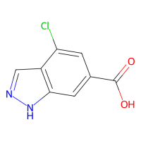 4-氯-1H-吲唑-6-羧酸，885523-25-1，≥97%，阿拉丁
