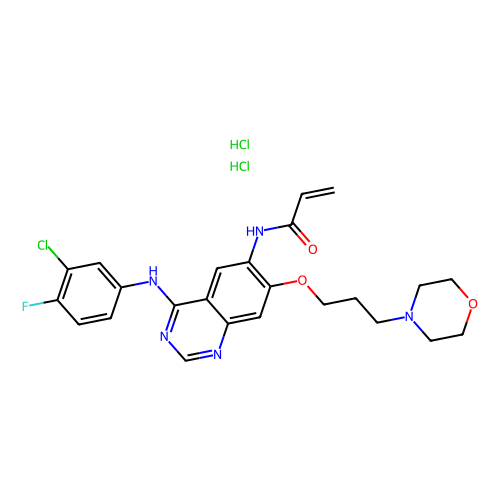 Canertinib dihydrochloride，289499-45-2，10mM in DMSO，阿拉丁产品图