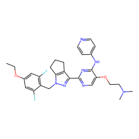 5-[2-(dimethylamino)ethoxy]-2-[1-[(4-ethoxy-2,6-difluorophenyl)methyl]-5,6-dihydro-4H-cyclopenta[c]pyrazol-3-yl]-N-pyridin-4-ylpyrimidin-4-amine，Moligand™，阿拉丁