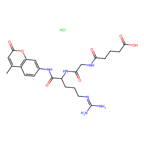 N-戊二酰基-甘氨酰-精氨酸-7-氨基-4-甲基香豆素盐酸盐,103213-40-7,≥98%,阿拉丁产品图