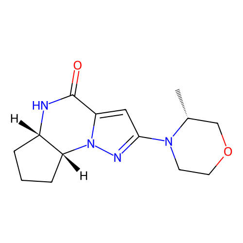 (2R,6S)-11-[(3R)-3-methylmorpholin-4-yl]-1,7,12-triazatricyclo[7.3.0.02,6]dodeca-9,11-dien-8-one，Moligand™，阿拉丁产品图
