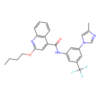 2-Butyloxy-N-(3-(4-methyl-1H-imidazol-1-yl)-5-(trifluoromethyl)phenyl)quinoline-4-carboxamide,Moligand™,阿拉丁