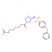 N-[6-oxo-6-[(3S,4S)-3-[(4-phenoxyphenyl)sulfonylamino]-4-sulfanylpyrrolidin-1-yl]hexyl]acetamide，Moligand™，阿拉丁