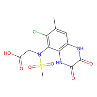 2-[(6-chloro-7-methyl-2,3-dioxo-1,4-dihydroquinoxalin-5-yl)-methylsulfonylamino]acetic acid，Moligand™，阿拉丁