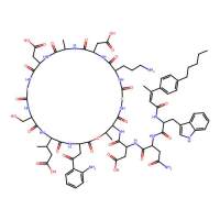 Unk-D-Trp-D-Asn-Asp-Thr(1)-Gly-Orn-Asp-D-Ala-Asp-Gly-D-Ser-Glu(3R-Me)-Asp(Ph(2-NH2))-(1),阿拉丁