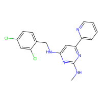 4-N-[(2,4-dichlorophenyl)methyl]-2-N-methyl-6-pyridin-2-ylpyrimidine-2,4-diamine，Moligand™，阿拉丁