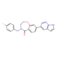 4-(4-Fluorobenzyl)-8-(1H-pyrrolo[2,3-b]pyridin-5-yl)-3,4-dihydrobenzo[f][1,4]oxazepin-5(2H)-one，Moligand™，阿拉丁