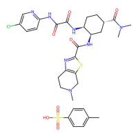 Edoxaban tosylate,480449-71-6,10mM in DMSO,阿拉丁
