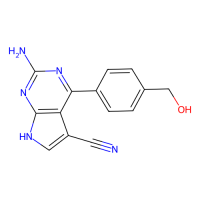 2-Amino-4-(4-hydroxymethyl)phenyl-7H-pyrrolo[2,3-d]pyrimidine-5-carbonitrile，Moligand™，阿拉丁