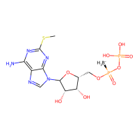 {[(R)-{[(2R,3R,4S)-5-[6-amino-2-(methylsulfanyl)-9H-purin-9-yl]-3,4-dihydroxyoxolan-2-yl]methoxy}(boranuidyl)phosphoryl]oxy}phosphonic acid，Moligand™，阿拉丁