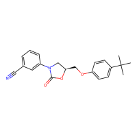 3-[(5S)-5-(4-tert-butylphenoxymethyl)-2-oxo-1,3-oxazolidin-3-yl]benzonitrile，Moligand™，阿拉丁