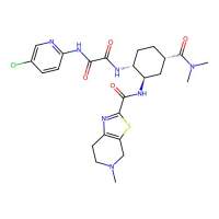 N-(5-chloro-2-pyridyl)-N'-[(1R,2R,4S)-4-(dimethylcarbamoyl)-2-[(5-methyl-6,7-dihydro-4H-thiazolo[5,4-c]pyridine-2-carbonyl)amino]cyclohexyl]oxamide，500572-10-1，阿拉丁