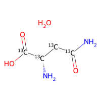 L-天冬酰胺-¹³C₄一水合物，286460-82-0，≥98 atom% 13C,≥95%，阿拉丁