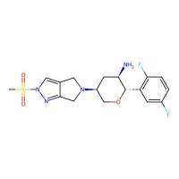 (2S,3R,5S)-2-(2,5-difluorophenyl)-5-(2-methylsulfonyl-4,6-dihydropyrrolo[3,4-c]pyrazol-5-yl)tetrahydropyran-3-amine，1443380-88-8，阿拉丁