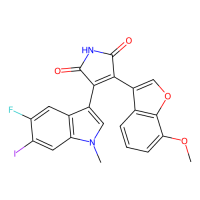 3-(5-Fluoro-6-iodo-1-methyl-1H-indol-3-yl)-4-(7-methoxybenzofuran-3-yl)pyrrole-2,5-dione,Moligand™,阿拉丁