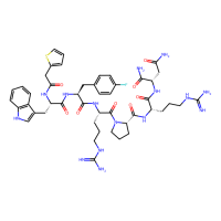 (2S)-2-[(2S)-5-carbamimidamido-2-{[(2S)-1-[(2S)-5-carbamimidamido-2-[(2S)-3-(4-fluorophenyl)-2-[(2S)-3-(1H-indol-3-yl)-2-[2-(thiophen-2-yl)acetamido]propanamido]propanamido]pentanoyl]pyrrolidin-2-yl]formamido}pentanamido]butanediamide，Moligand™，阿拉丁