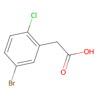 2-(5-溴-2-氯苯基)乙酸,177985-34-1,≥97%,阿拉丁