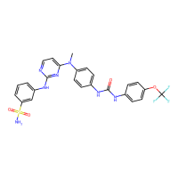 1-[4-[methyl-[2-(3-sulfamoylanilino)pyrimidin-4-yl]amino]phenyl]-3-[4-(trifluoromethoxy)phenyl]urea，Moligand™，阿拉丁