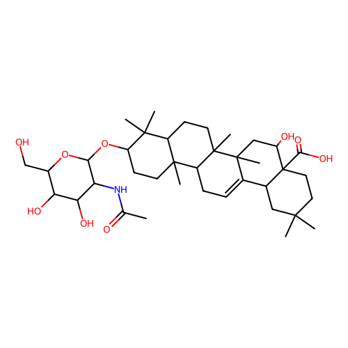 3-O-(2-乙酰氨基-2-脱氧-β-D-吡喃葡萄糖基)棘囊藻酸，112667-17-1，≥95%（LC/MS-ELSD），阿拉丁产品图