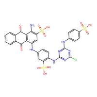 1-Amino-4-((4-((4-chloro-6-((4-sulfophenyl)amino)-1,3,5-triazin-2-yl)amino)-3-sulfophenyl)amino)-9,10-dihydro-9,10-dioxo-2-anthracenesulfonic acid,72696-54-9,阿拉丁