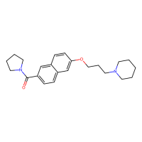 [6-(3-piperidin-1-ylpropoxy)naphthalen-2-yl]-pyrrolidin-1-ylmethanone，Moligand™，阿拉丁