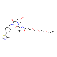 (S,R,S)-AHPC-PEG₃-炔烃,2374122-30-0,≥95%,阿拉丁