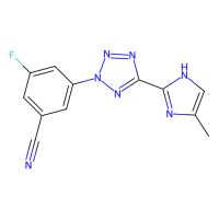 3-fluoro-5-[5-(4-methyl-1H-imidazol-2-yl)-2H-1,2,3,4-tetrazol-2-yl]benzonitrile，Moligand™，阿拉丁