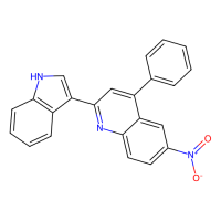 2-(1H-indol-3-yl)-6-nitro-4-phenylquinoline，Moligand™，阿拉丁
