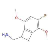 (3-Bromo-2,5-dimethoxy-7-bicyclo[4.2.0]octa-1(6),2,4-trienyl)methanamine，阿拉丁