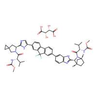 Ledipasvir D-tartrate,1502654-87-6,≥98%,阿拉丁