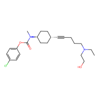 4-chlorophenyl N-methyl-N-[(1r,4r)-4-{5-[ethyl(2-hydroxyethyl)amino]pent-1-yn-1-yl}cyclohexyl]carbamate，Moligand™，阿拉丁
