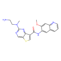 2-[(2-aminoethyl)(methyl)amino]-N-(7-methoxyquinolin-6-yl)thieno[3,2-d]pyrimidine-7-carboxamide，Moligand™，阿拉丁