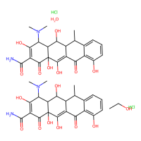 Doxycycline Hyclate (WC2031)，24390-14-5，10mM in DMSO，阿拉丁