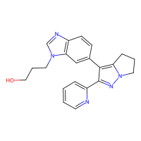 3-[6-(2-pyridin-2-yl-5,6-dihydro-4H-pyrrolo[2,1-e]pyrazol-3-yl)benzimidazol-1-yl]propan-1-ol，Moligand™，阿拉丁