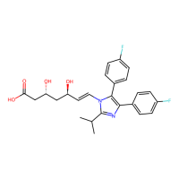 (3R,5R,6E)-7-[4,5-bis(4-fluorophenyl)-2-(propan-2-yl)-1H-imidazol-1-yl]-3,5-dihydroxyhept-6-enoic acid，Moligand™，阿拉丁