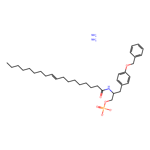 (S)-磷酸单-[3-(4-苄氧基-苯基)-2-十八烷基-9-烯酰氨基-丙基]酯(铵盐)，799268-73-8，>99%，阿拉丁产品图
